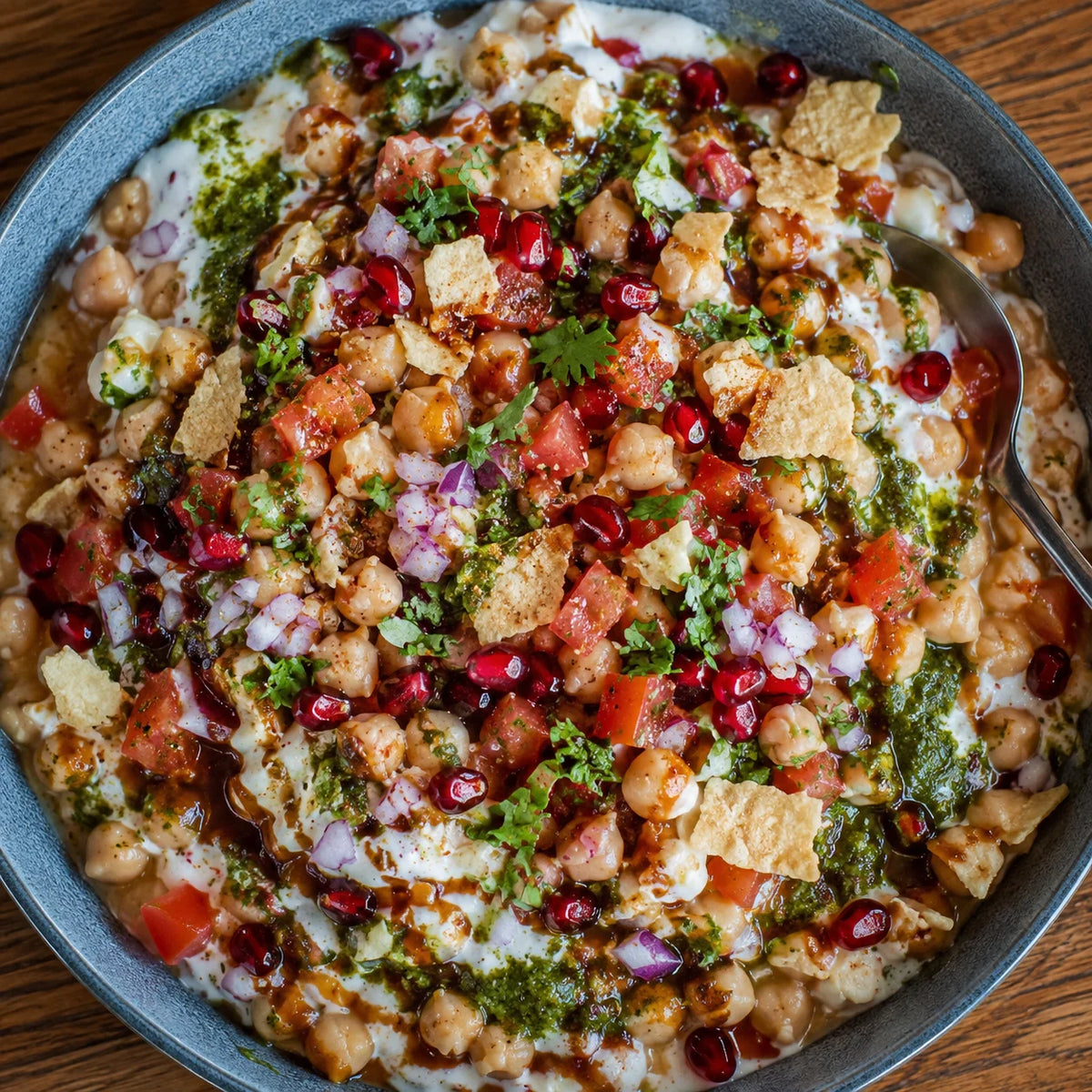 Authentic chana chaat
