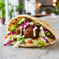Authentic falafel roll

