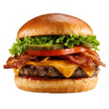 Bacon cheeseburger meal
