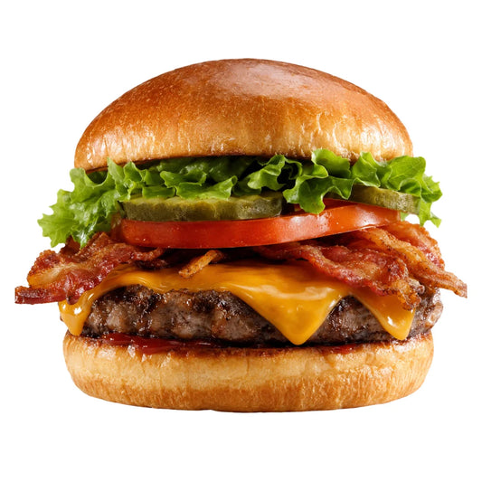 Bacon cheeseburger meal
