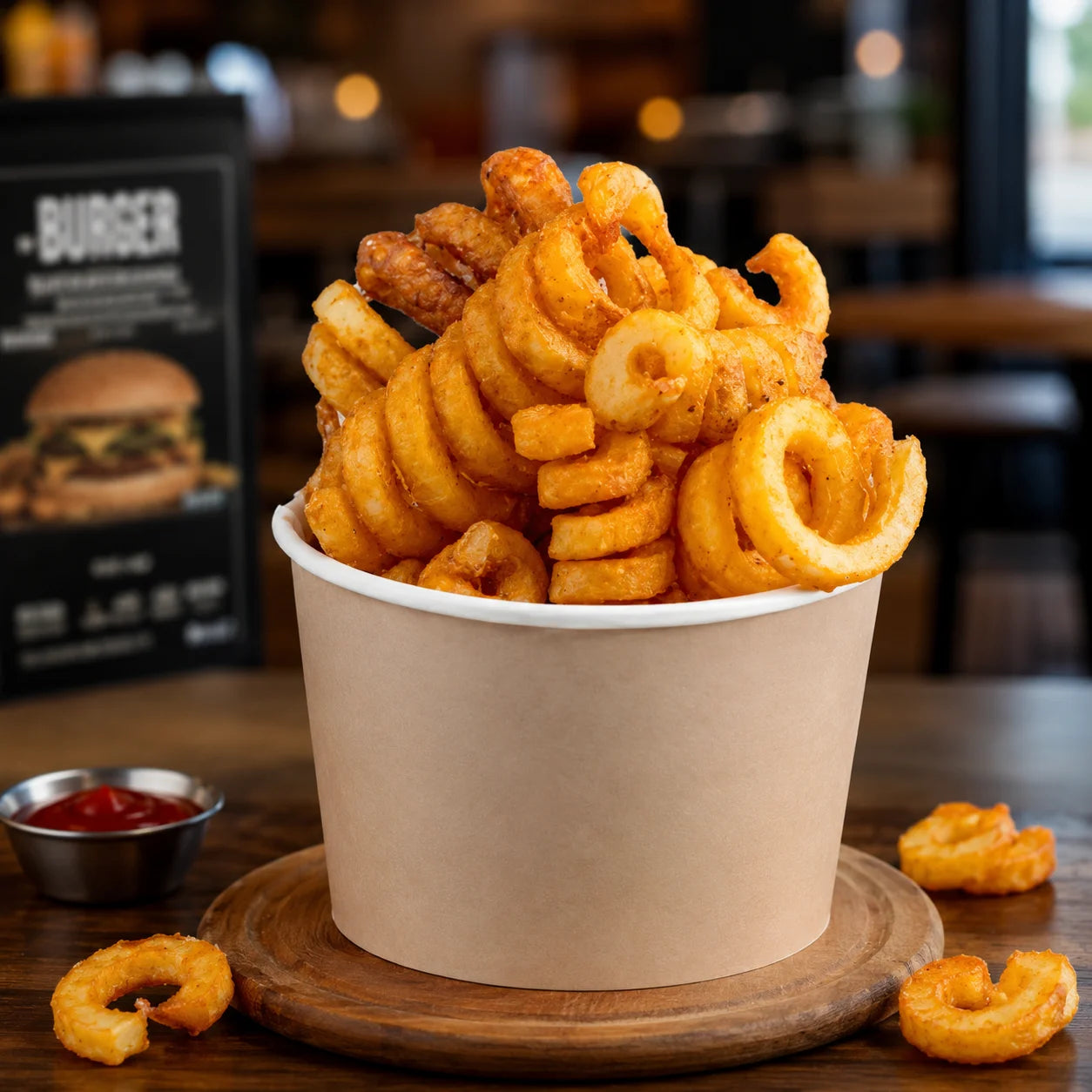 Basket of Curly Fries