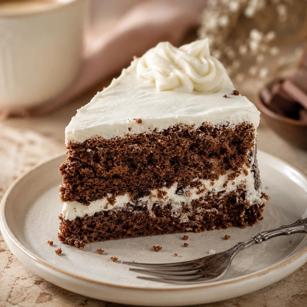 Oreo cake slice