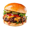 Classic halal burger
