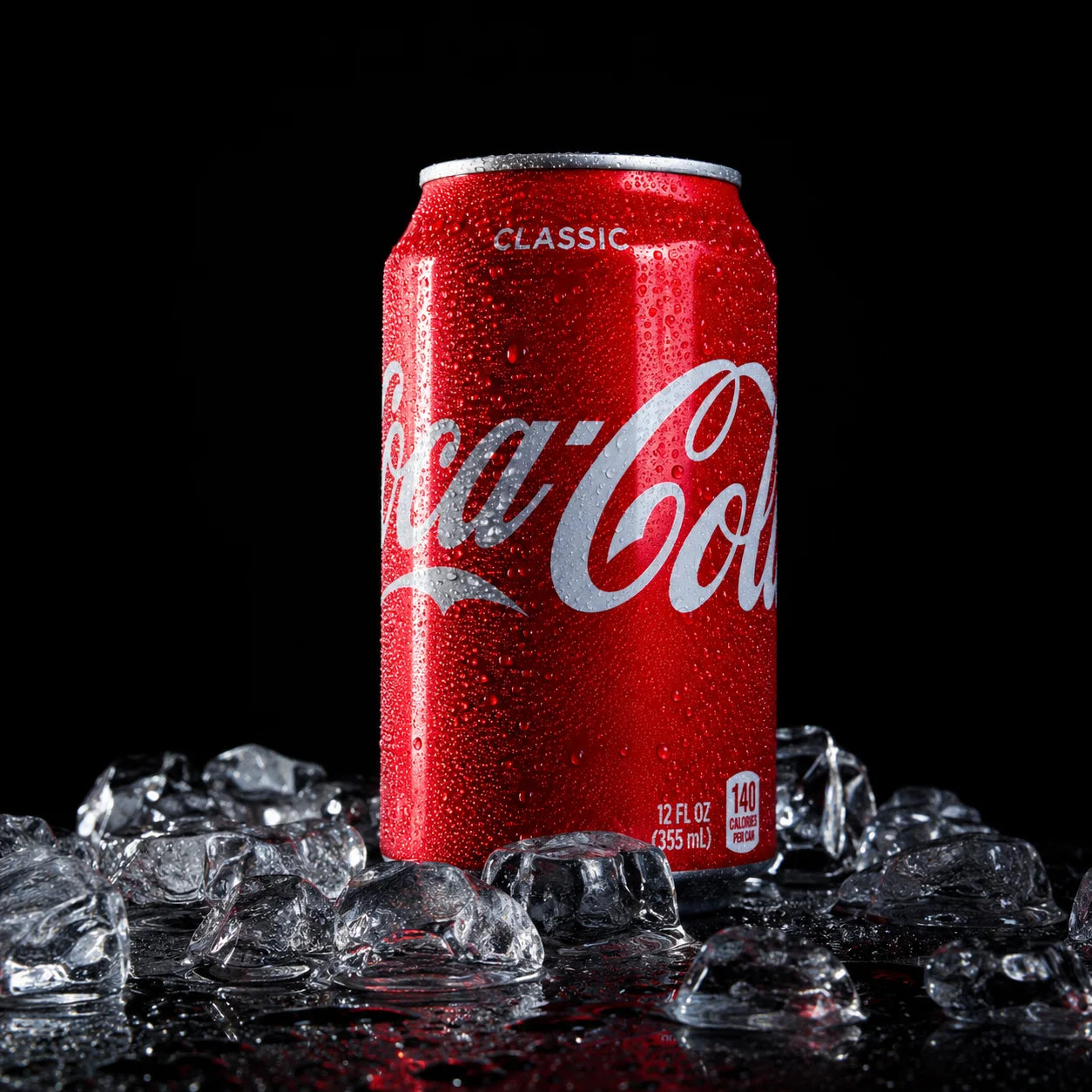 Cold soft drink can
