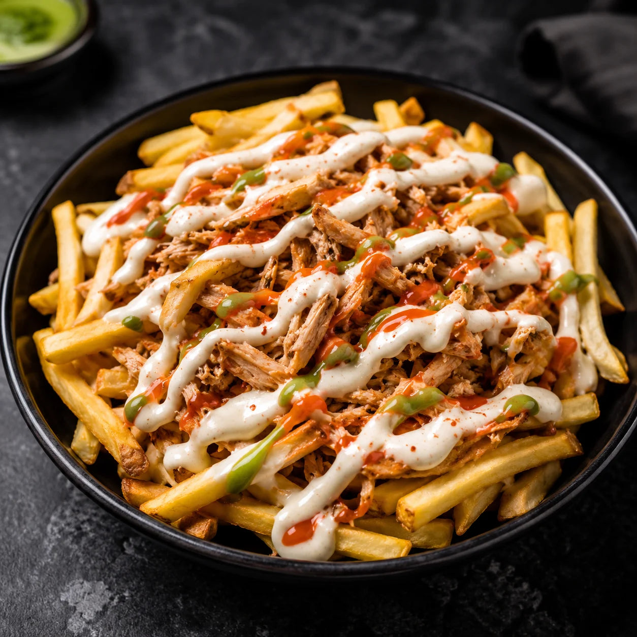 Crispy buffalo fries

