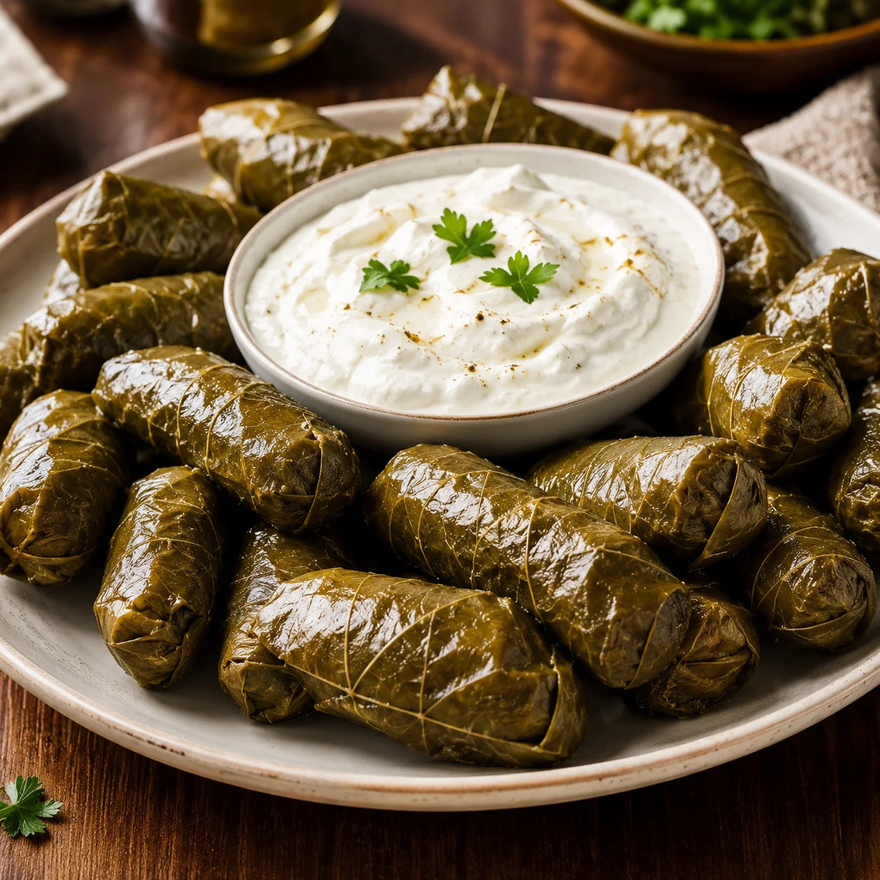 Delicious dolma appetizer
