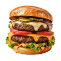 Double cheeseburger meal
