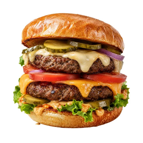 Double cheeseburger meal
