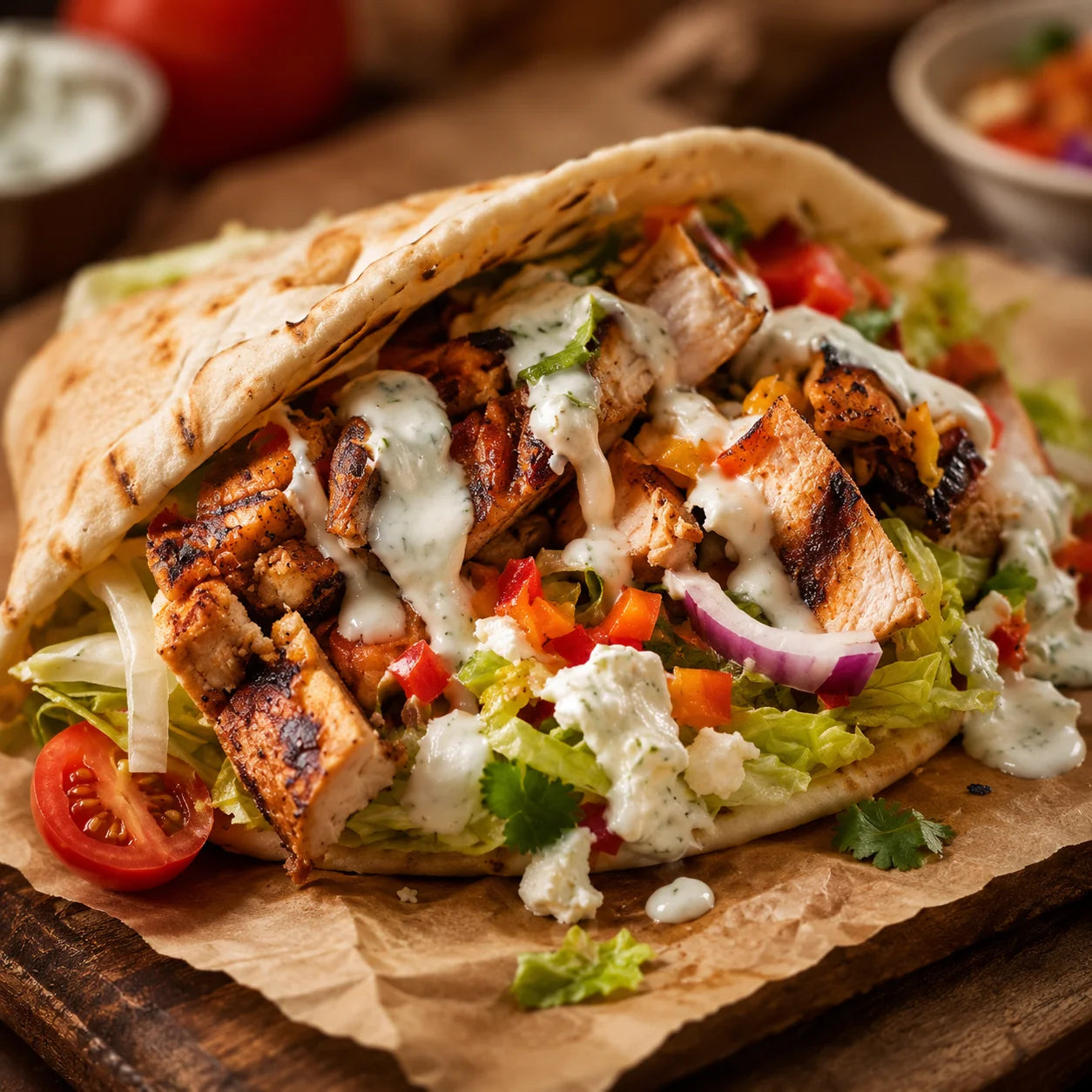 Fairfield Halal Chicken Wrap