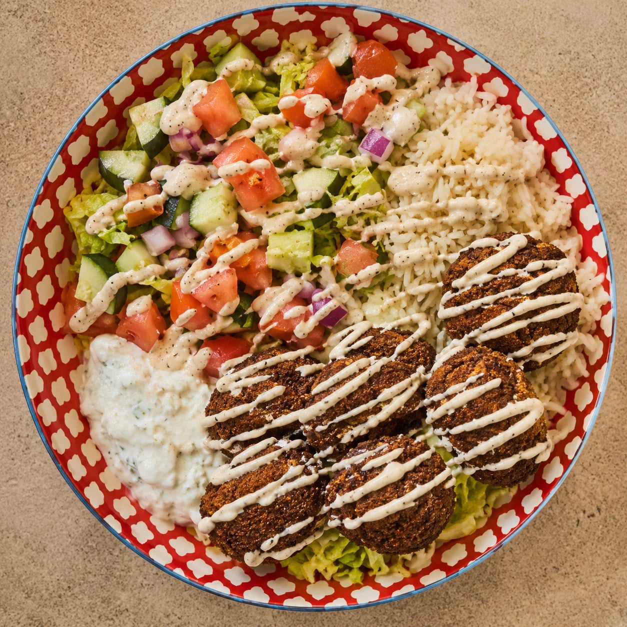 Fairfield falafel fries

