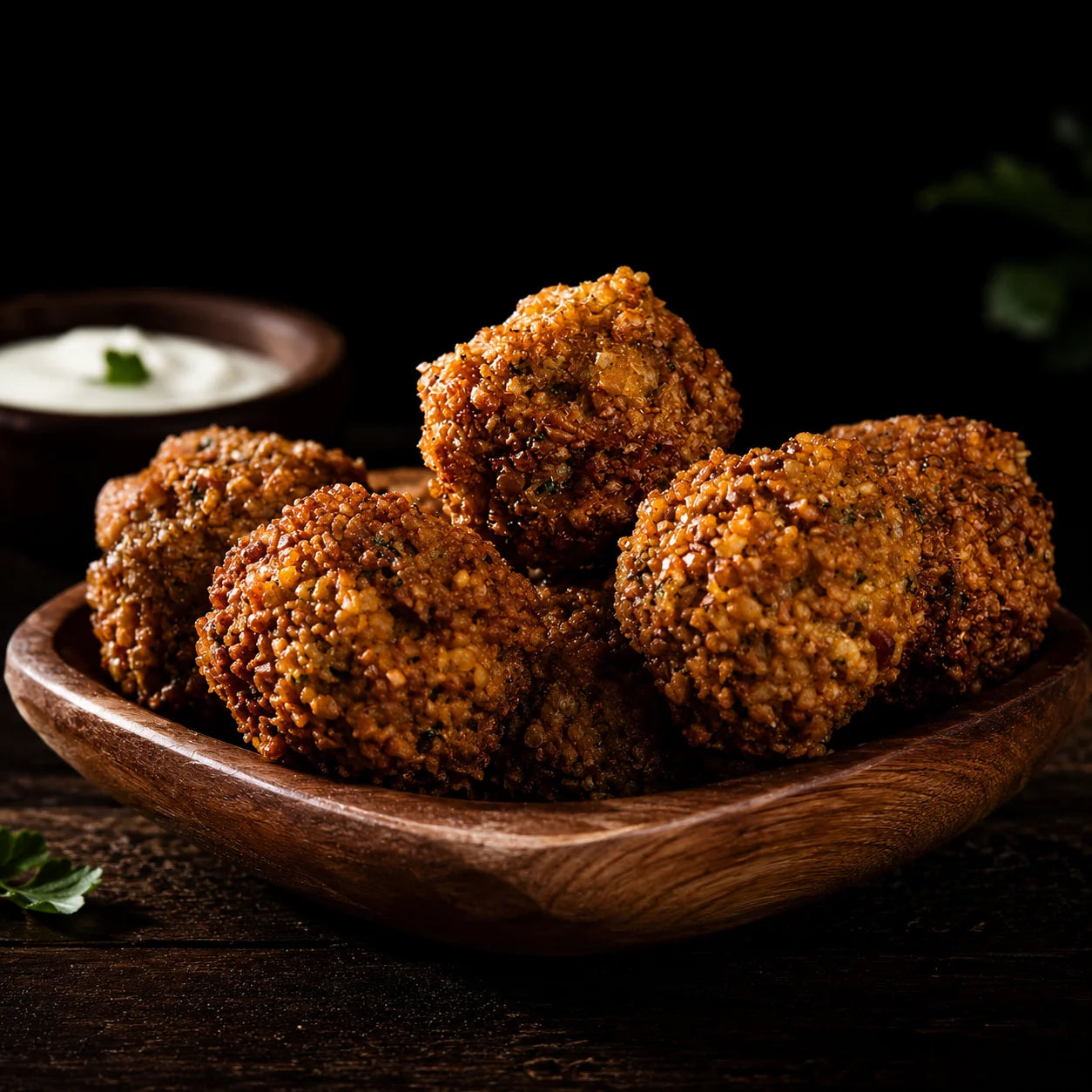 Falafel side dish

