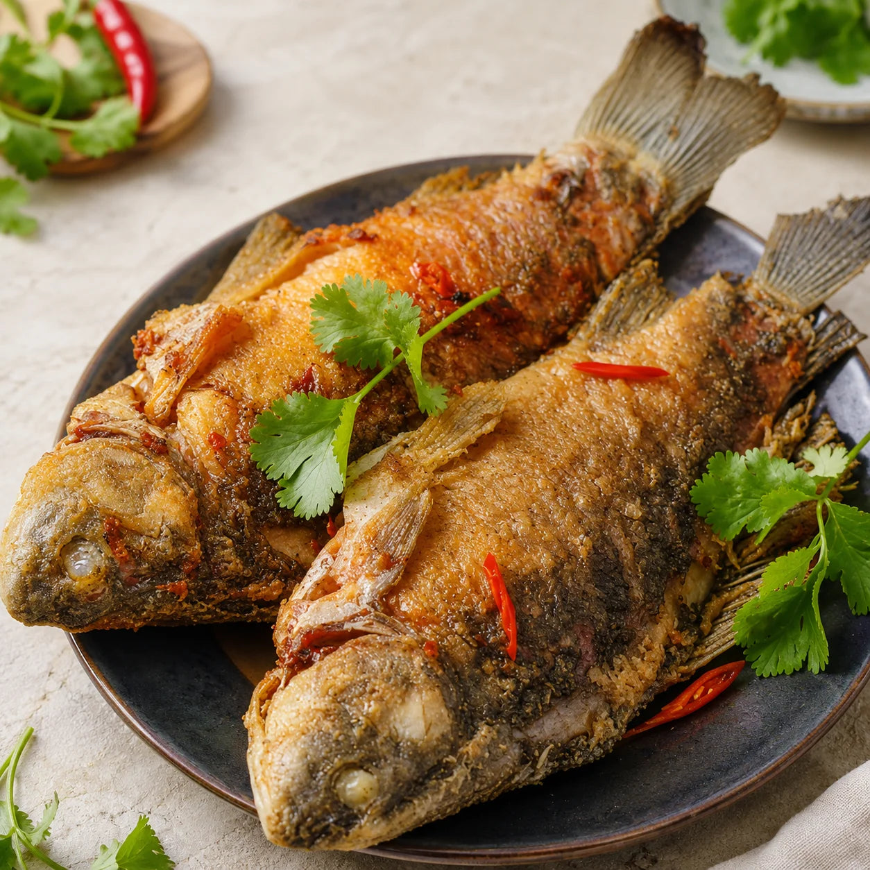 Flavorful fish platter
