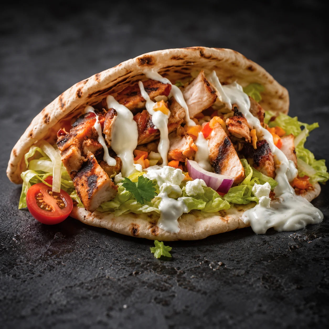 Fresh Halal Chicken Wrap