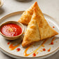 Fresh halal samosa
