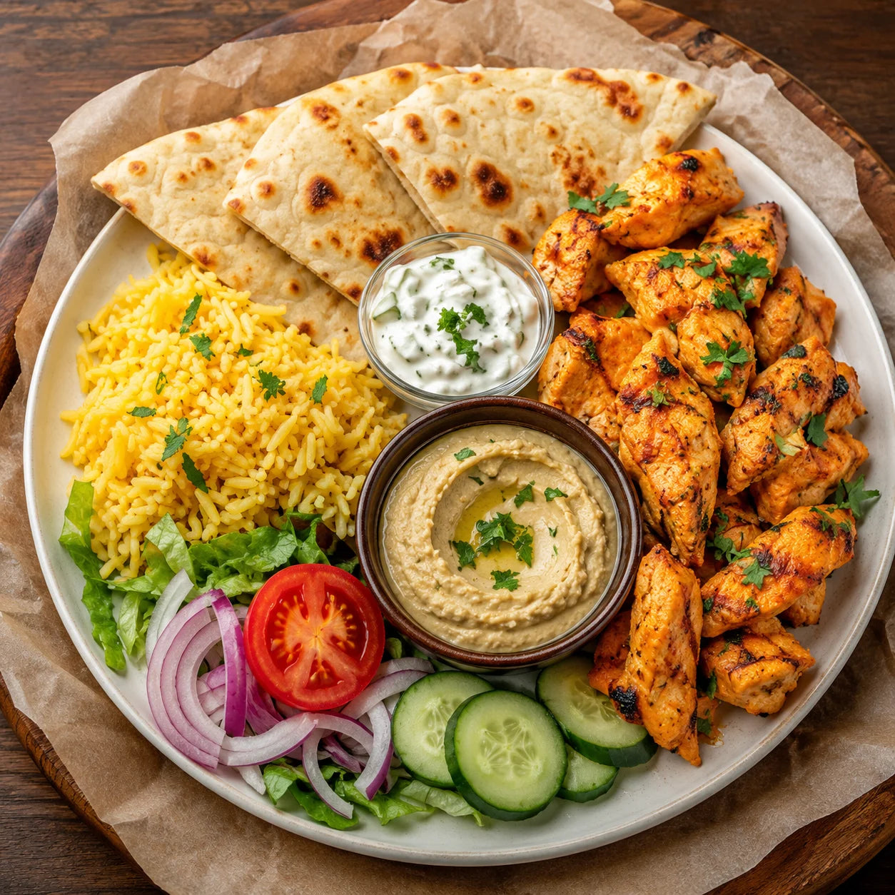 Grilled Chicken Platter