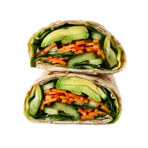 Grilled vegetable wrap