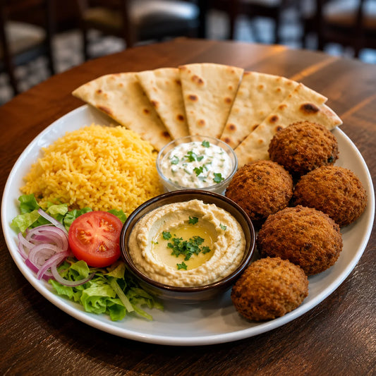Halal Falafel Platter