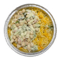 Halal chana chaat bowl
