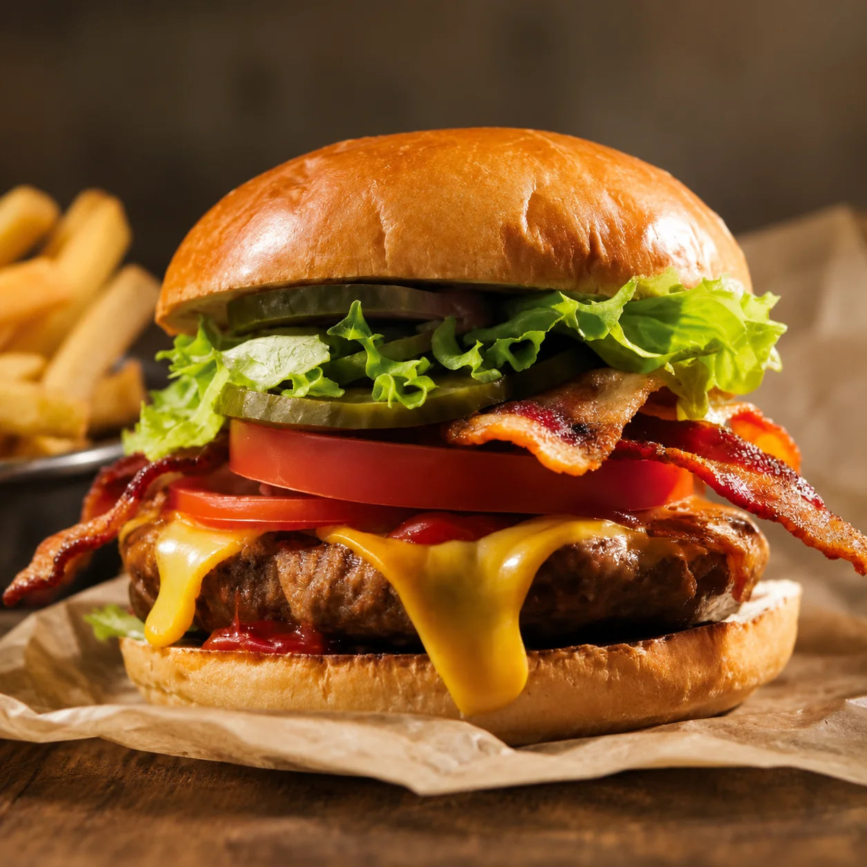 Halal cheeseburger
