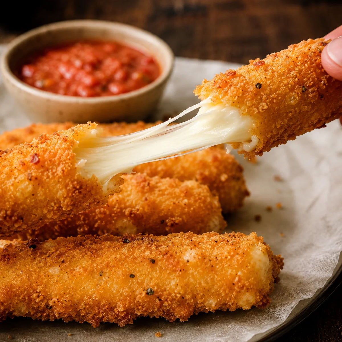 Halal mozzarella sticks
