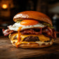 Loaded gangster burger
