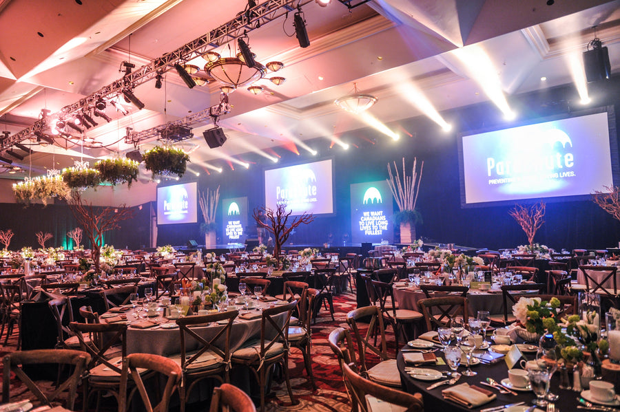 Professional catering services providing delicious food for events