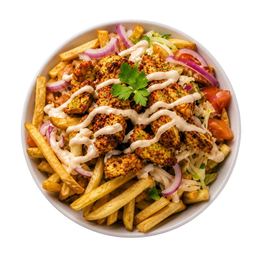 Shawarma loaded fries
