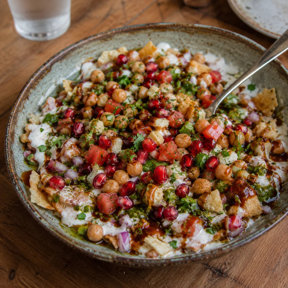 Spicy chana chaat
