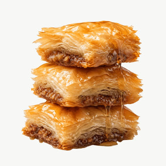 Sweet halal baklava
