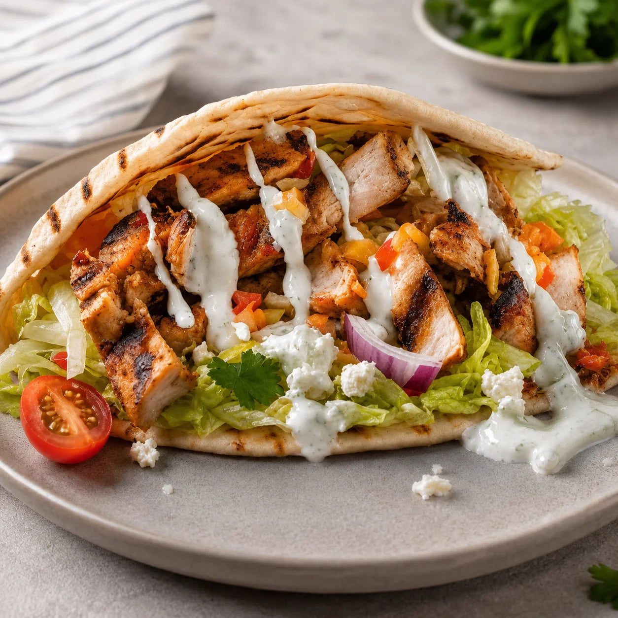 Tasty Chicken Wrap