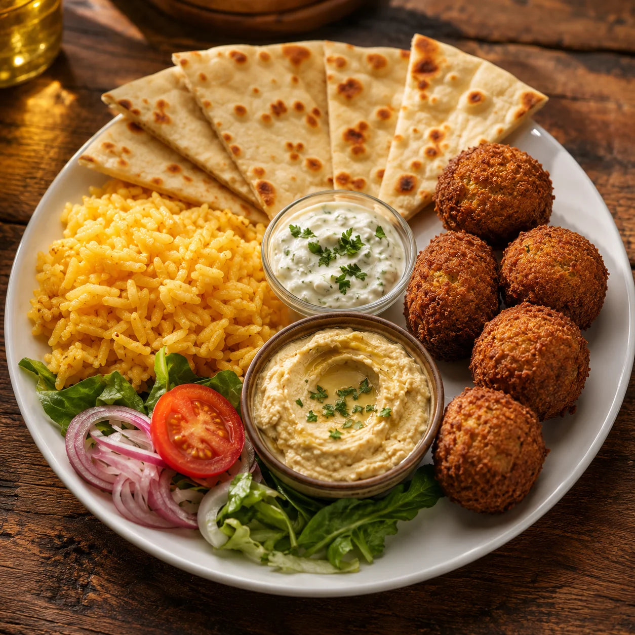 Tasty Falafel Plate