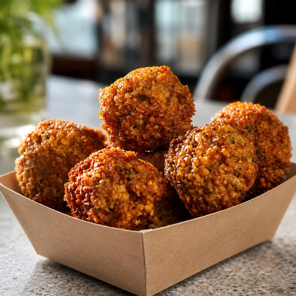 Vegetarian falafel snack
