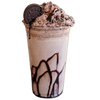 Chocolate icecream shake with chocolate ball